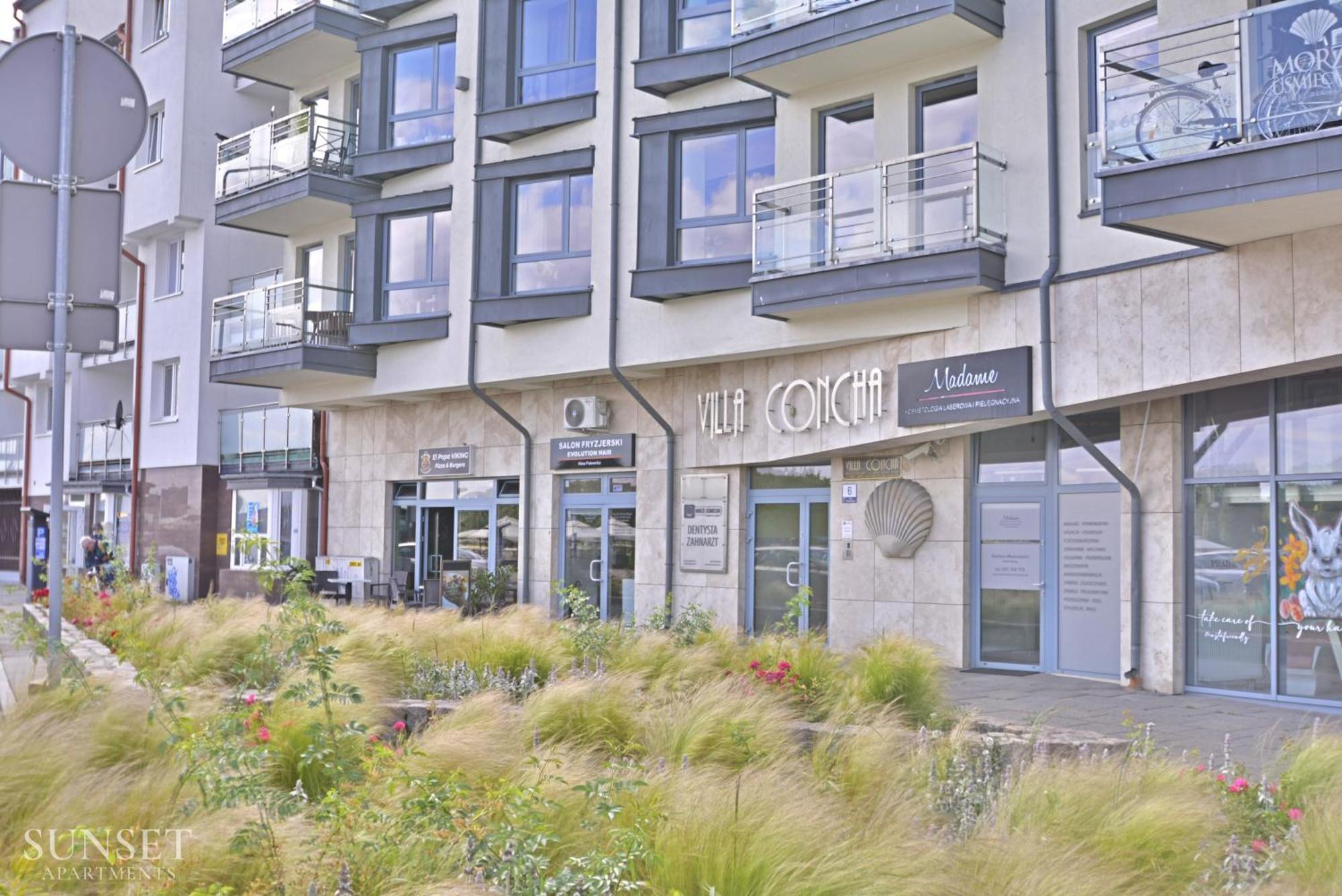Sunset Apartments - Villa Concha - Parking - Widok Na Port! シフィノウイシチェ エクステリア 写真